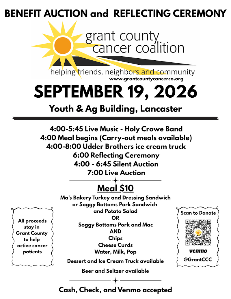 Benefit Auction and Reflecting Ceremony